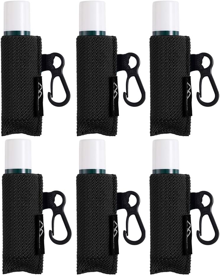 WK IEASON Lip Balm Holder Keychain Single 3pcs Clip on Chapstick Keychain Sleeves Holder Pouch Tight-Knit Elastic Lipstick Key Chain Holder - Image 9