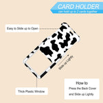 Vertical ID card protector with dual card slot