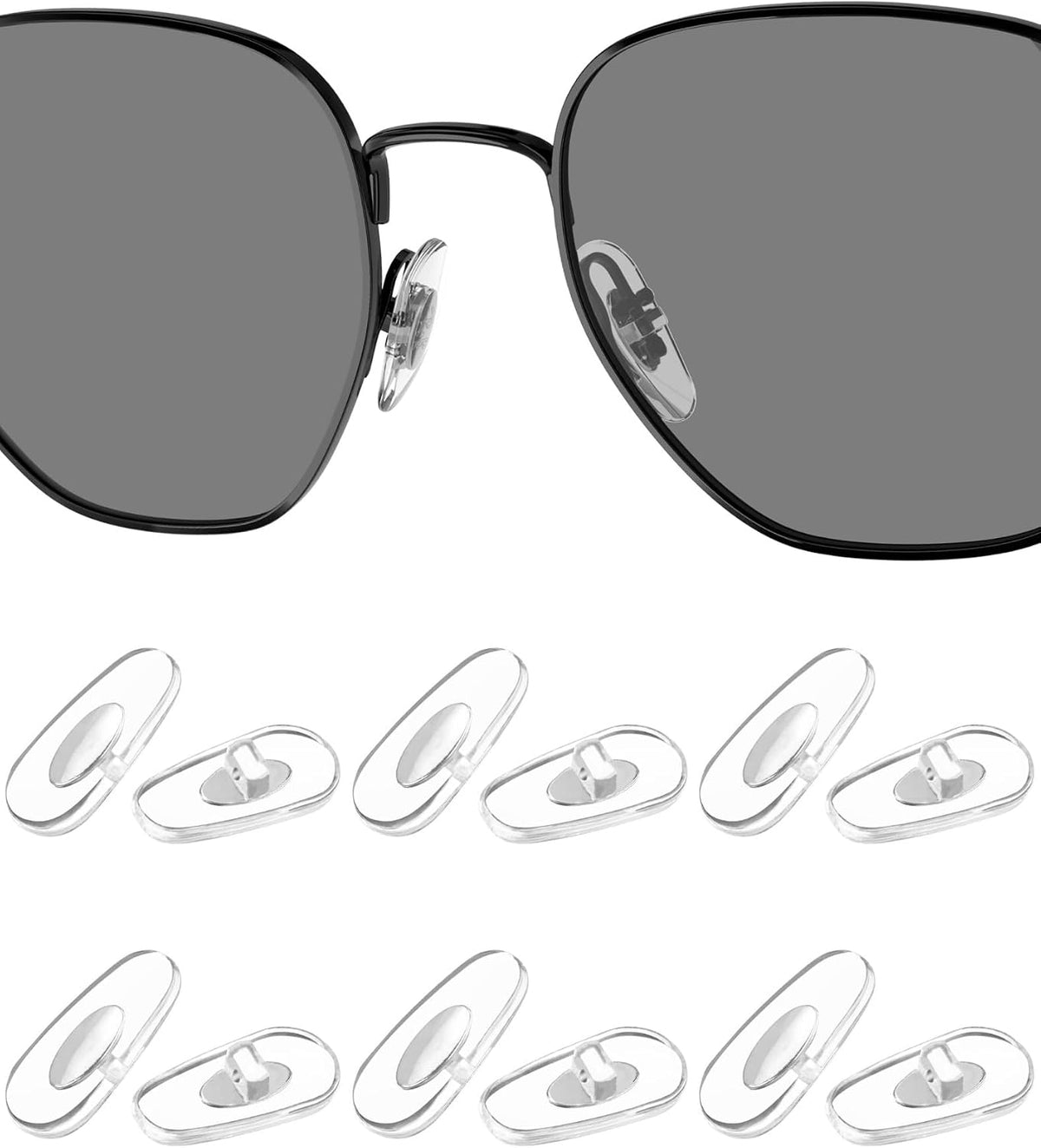 Hileen replacement nose pads for Ray-Ban front view accessories