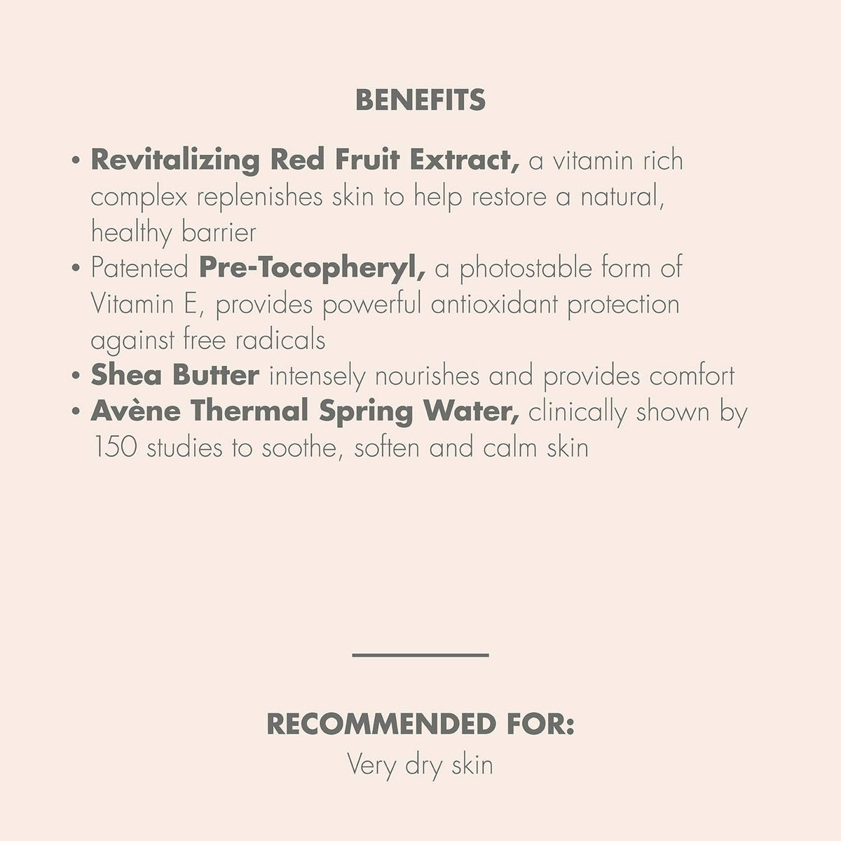 Imported Avene moisturizing cream jar
