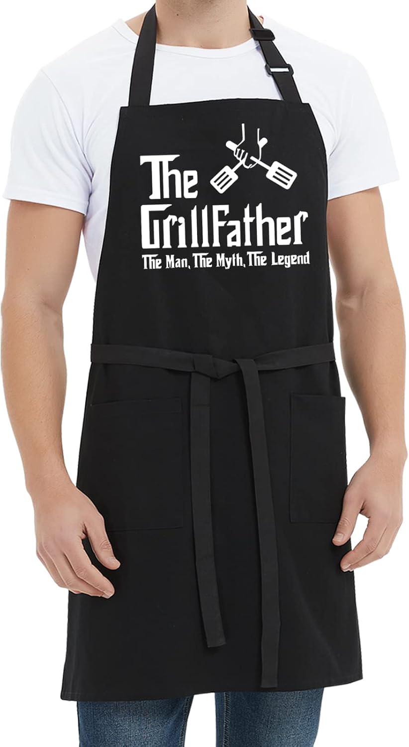 Kaidouma novelty apron adjustable strap