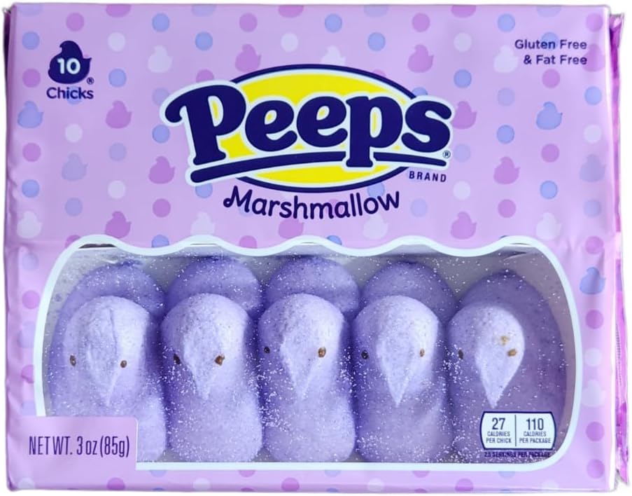 Peeps assorted colors marshmallow chicks holiday dessert decoration
