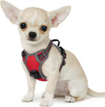 Eagloo dog harness red small front view