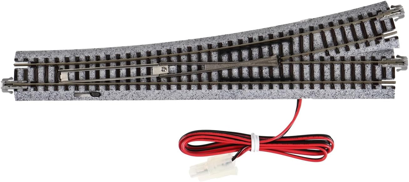 Kato N Gauge Electric Point Number 6 Left front view track piece
