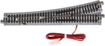 Kato N Gauge Electric Point Number 6 Left front view track piece