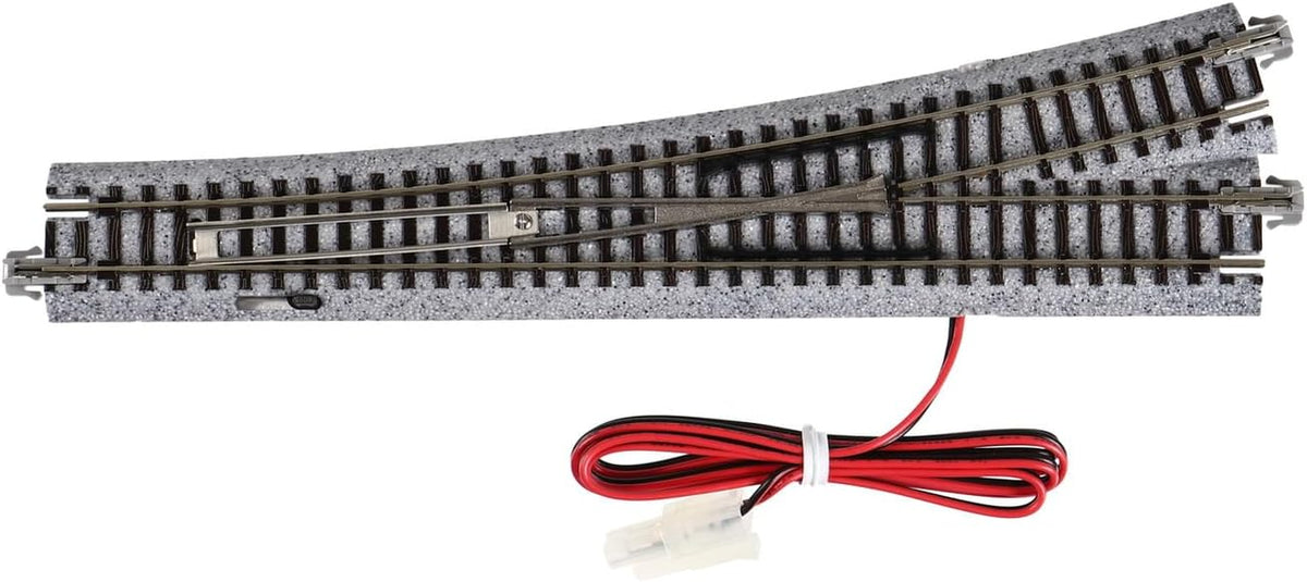 Kato N Gauge Electric Point Number 6 Left front view track piece