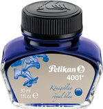 Pelikan bottled ink glass container base angle view
