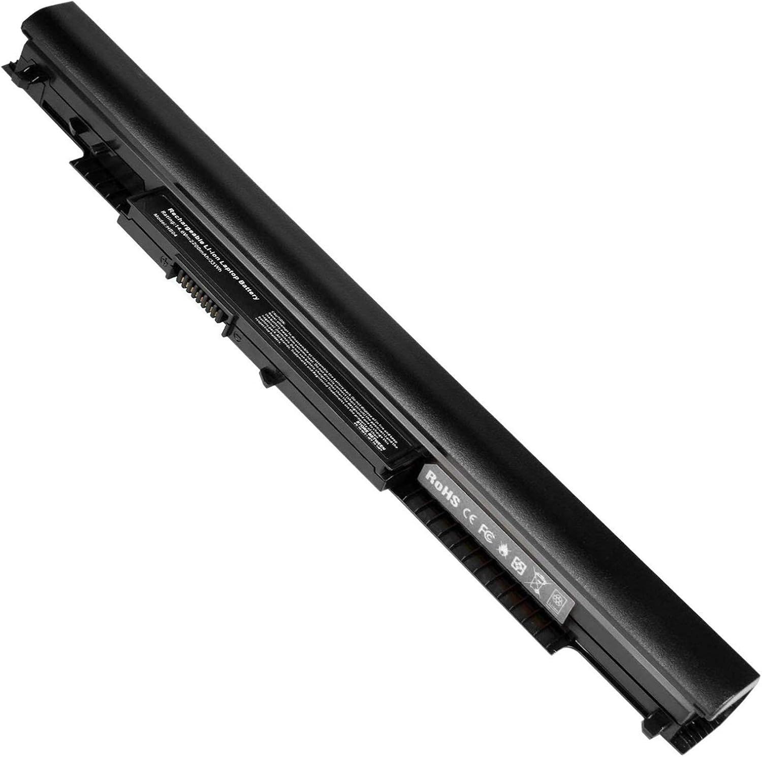 Tree.NB replacement laptop battery front view showing sleek black exterior casing.