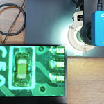 QAREQU digital microscope camera mounted on laboratory equipment