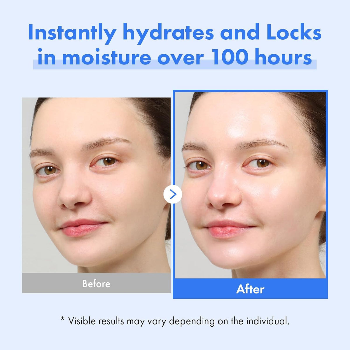 Tosowoong hydrating Korean wrapping mask container on plain background