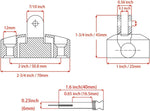 SHENGHUISS stainless steel boat deck hinge side angle