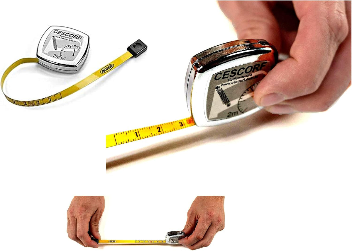 Cescorf 6mm tape measure showing metric markings