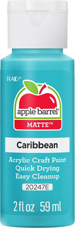 Apple Barrel acrylic paint Caribbean front view bottle
