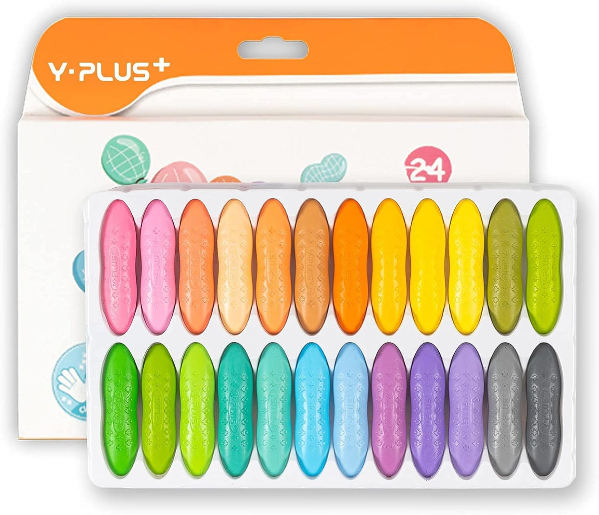 YPLUS Toddler Crayons, 12 Triangle Washable Colors No Toxic School Supplies | Easy to Hold Washable Crayons for Kids, Mess Free Unbreakable Crayon Gifts, Safe Coloring Gifts for Preschool Supplies - Image 13