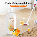 Nukisa cleaning solution bottle with sweet orange label