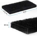 Natural coconut shell and wood charcoal core components graphic illustration