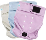 Paw Legend Washable Reusable Female Dog Period Diapers for Heat Doggie Puppy Diapers for Female Dogs (3 Pack,X-Small) - Image 12