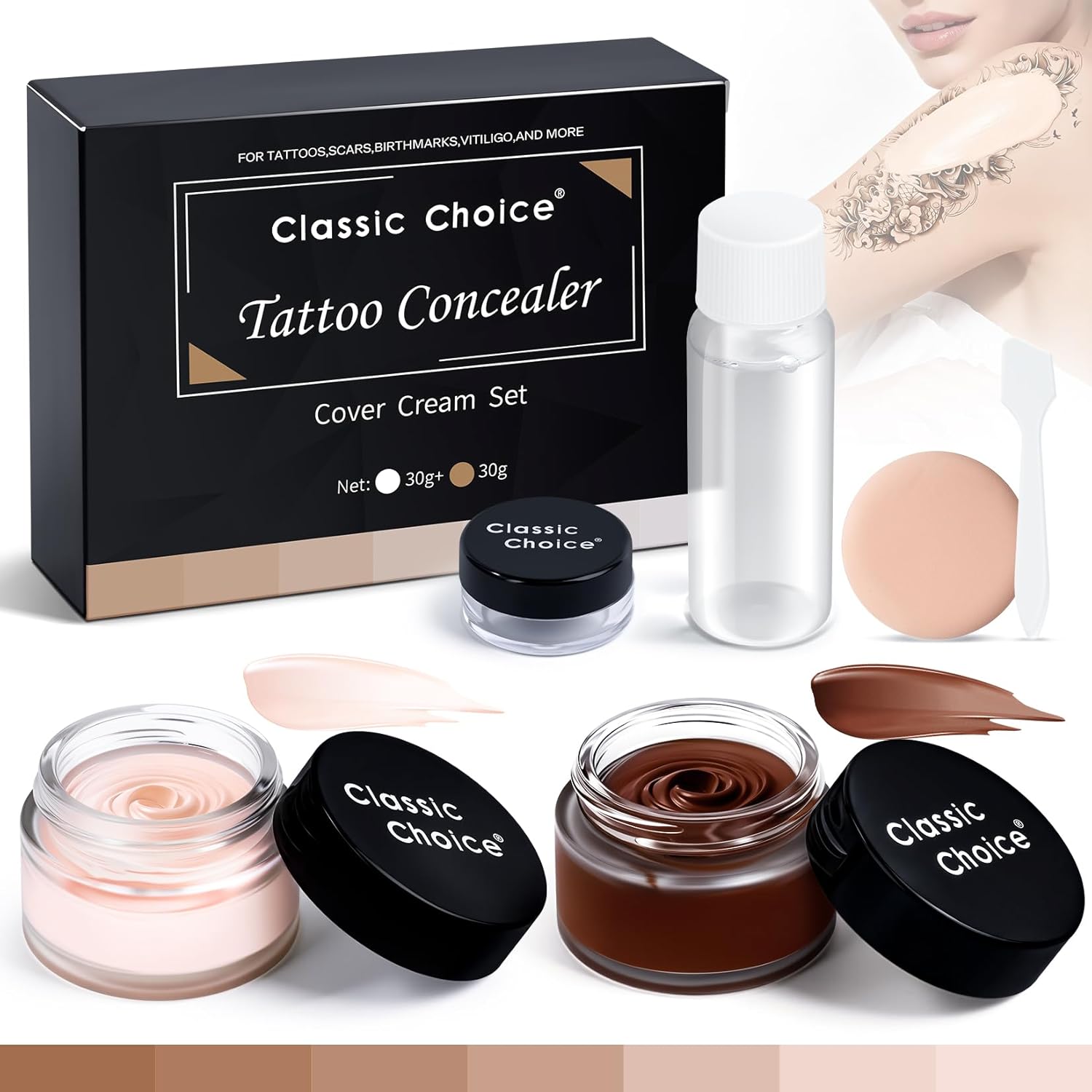 Generic tattoo cover up waterproof concealer cream front view