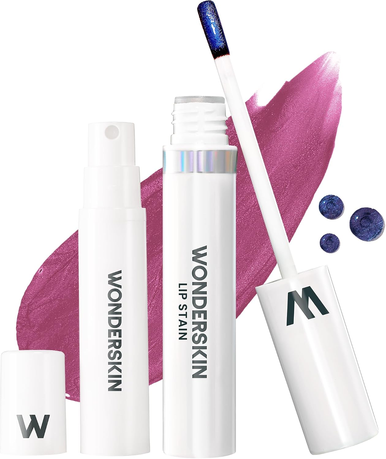 Wonderskin Wonder Blading Lip Stain Kit Bella front view long lasting nude lip tint