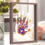 Cherry Cheers family handprint kit front view wooden frame