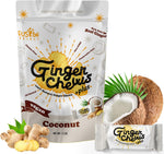 Fusion Select original flavor ginger candy packaging designed for natural digestive system support.