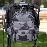 7 A.M. travel bag luggage sleeve feature on suitcase handle