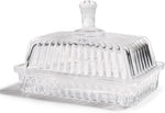 Vintage Covered Glass Butter Dish with Lid-Retro Amber Butter Holder | Covered Butter Stick Holder Container for Countertop, Butter Keeper for Refrigerator | Holds 1 Standard 4oz Butter Sticks - Image 9