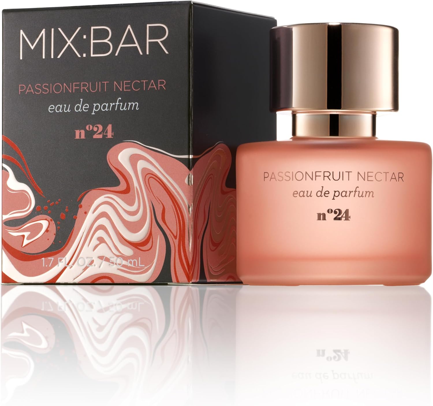 MIX:BAR Passionfruit Nectar Eau de Parfum front view bottle and packaging