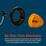 Online Led True Mods amber clearance light illuminated in dark