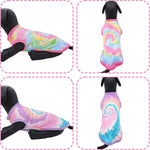 Detail of lightweight stretchable fabric on JpGdn pet vest