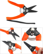 Side safety locking switch on professional animal hoof trimming shears