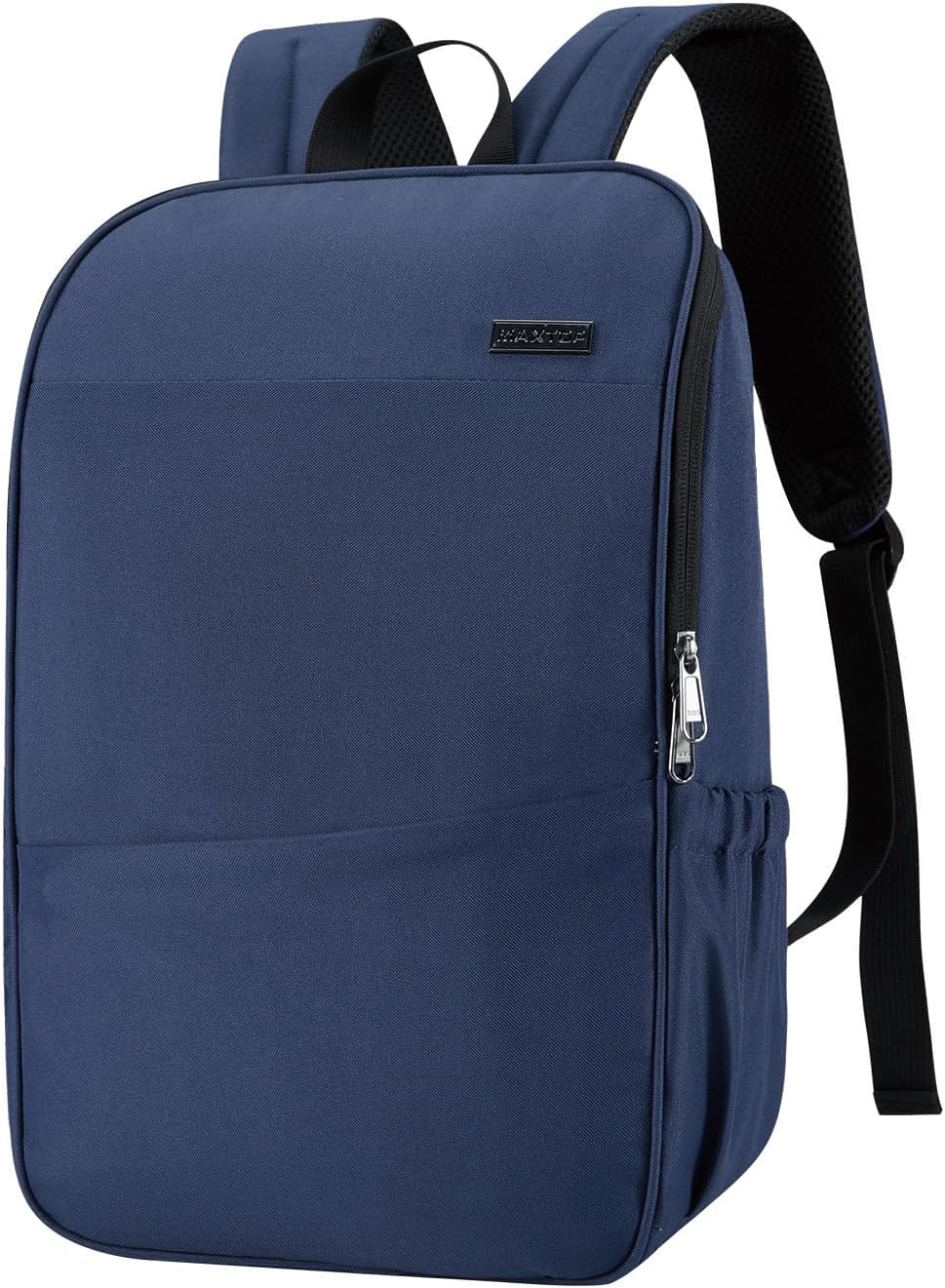 MAXTOP grey laptop backpack styled in a modern setting