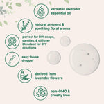 Micro Ingredients lavender essential oil side profile box and label