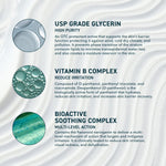 Lightweight invisible face and body cream for cracked hands