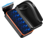 Hygger magnetic aquarium fish tank glass cleaner front view highlighting the ergonomic outer handle