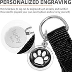 PUPTECK dog harness integrated AirTag case detail