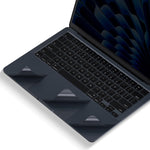VFENG premium palm rest protector front view on midnight MacBook Air
