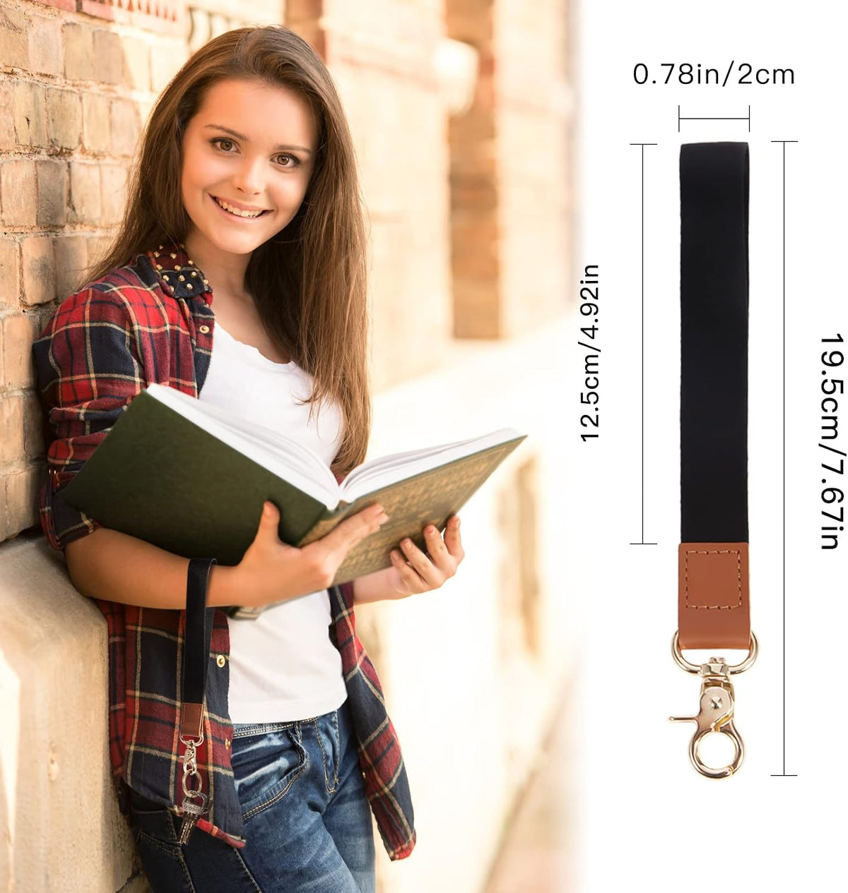 XCHIN long lanyard demonstrating flat lay twist design