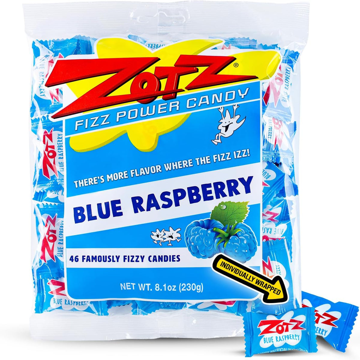 Zotz Fizzy Candy Bag, Assorted Flavors, 100 Count Bag - Image 14