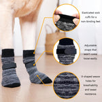 Close up of breathable fabric on Kupao dog socks