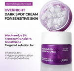Jumiso Niacinamide 5+ Overnight Capsule Cream jar texture with capsules