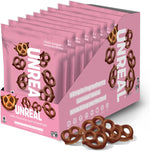 Unreal chocolate covered pretzels dietary icons