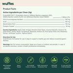 Premium Wuffes probiotic chews for canine digestive support