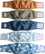 JoyDaog Reusable Dog Belly Bands for Male Dogs Diapers,5 Pack Premium Washable Dog Diapers Male Puppy Nappies Wrap,M - Image 12