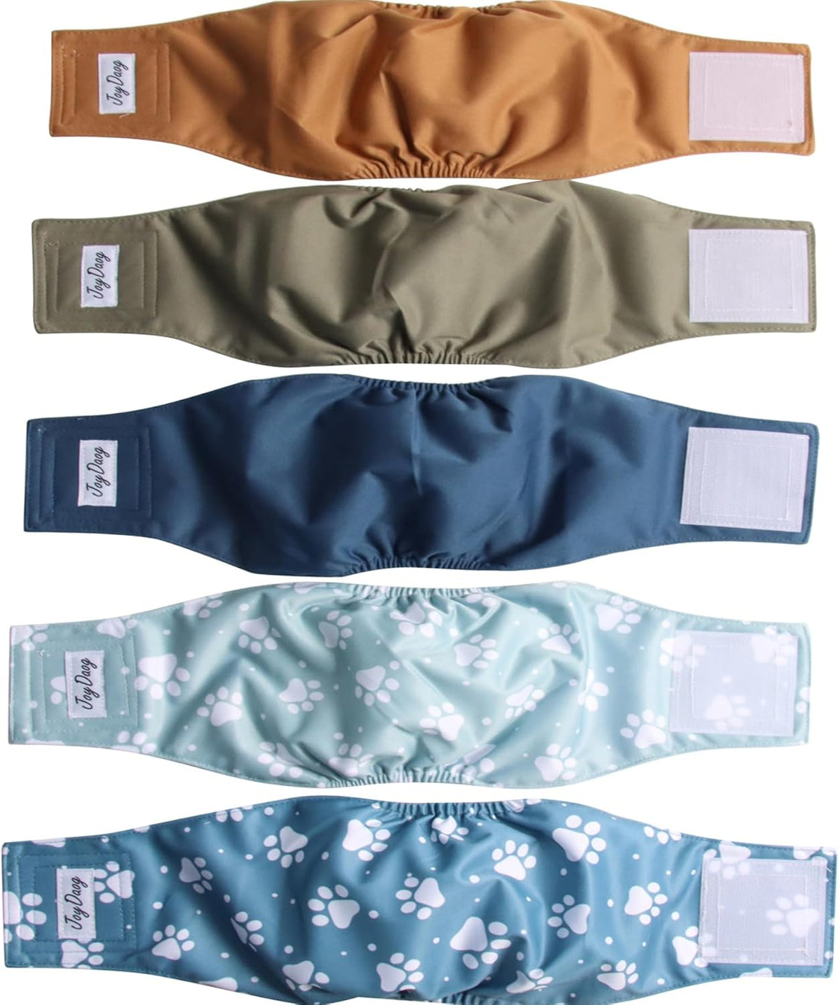JoyDaog Reusable Dog Belly Bands for Male Dogs Diapers,5 Pack Premium Washable Dog Diapers Male Puppy Nappies Wrap,M - Image 12