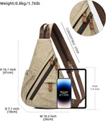 KL928 crossbody backpack side angle
