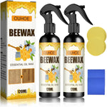 Biaoyun Natural Beeswax Care Spray and Restorer front view set of two