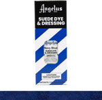Angelus Suede Dye Navy Blue alcohol based permanent leather color restorer