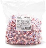 King Leo soft peppermint candy close up of the melt in your mouth texture.