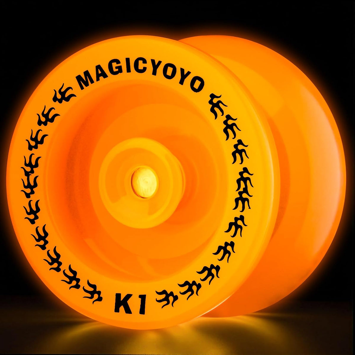 MAGICYOYO Responsive YoYo K1 Plus Glow in The Dark Green Yoyo for Beginner Kids, Plastic ABS Yo Yo with Glove, Storage Bag +12 Replacement Strings - Image 13